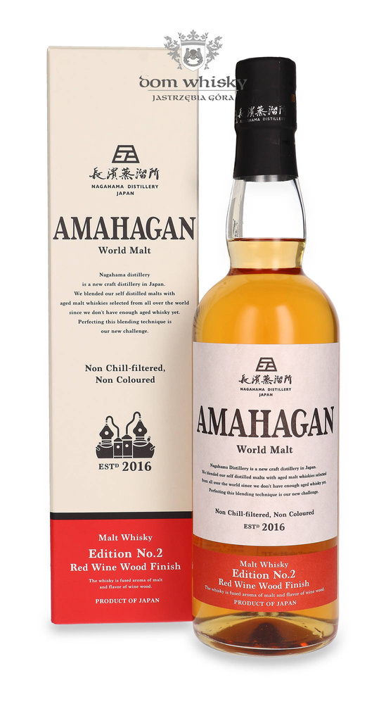 Amahagan World Malt Edition No.2 Red Wine Wood Finish / 47%/ 0,7l